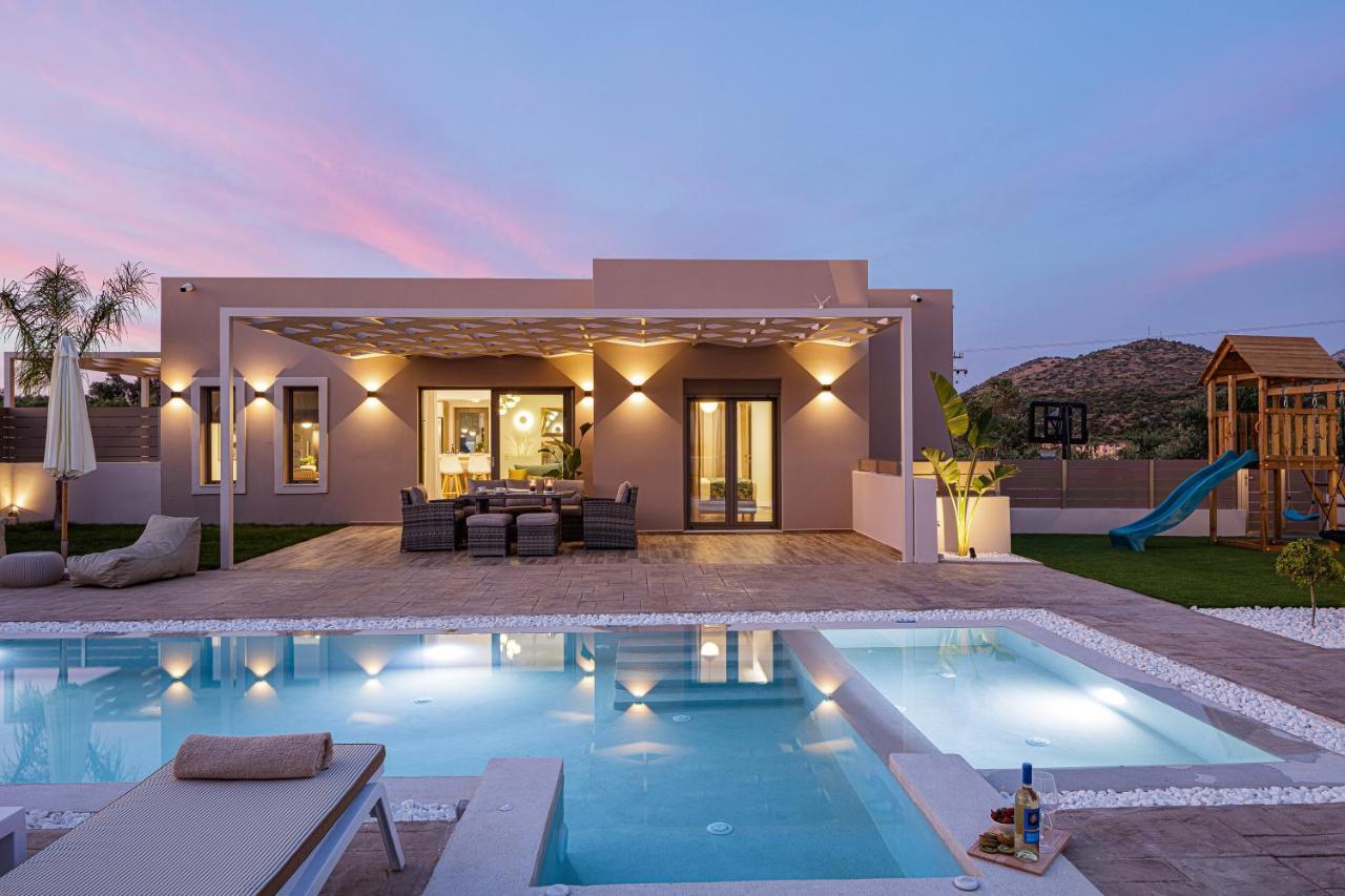 Koin Villa Sunrise, With Heated Pool & Whirlpool Pérama Kültér fotó